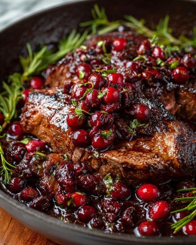 Cranberry Balsamic Roast Beef Recipe