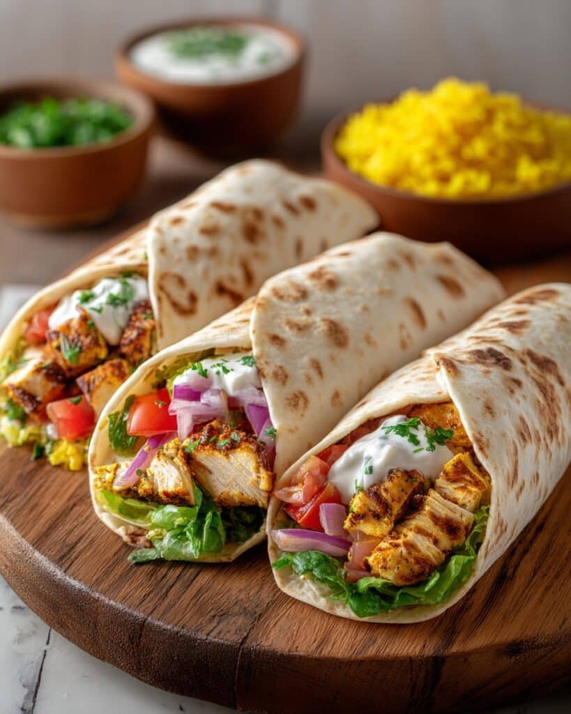 Chicken Shawarma Wraps Recipe
