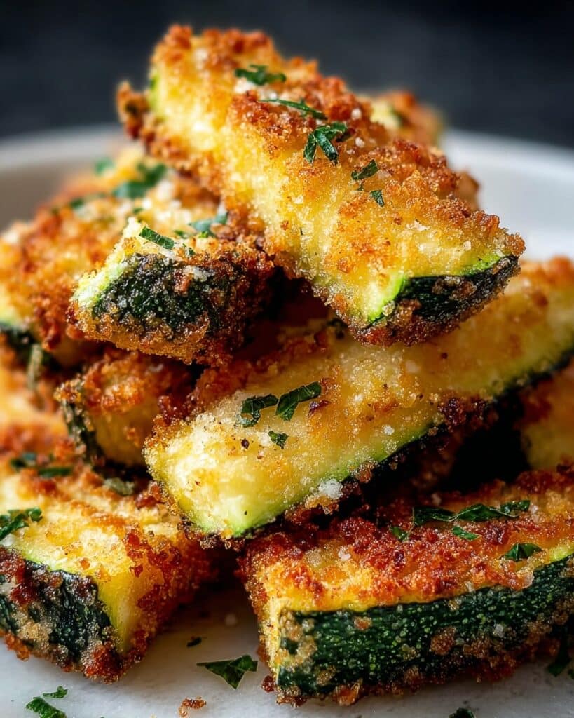 Crispy Baked Parmesan Zucchini Recipe