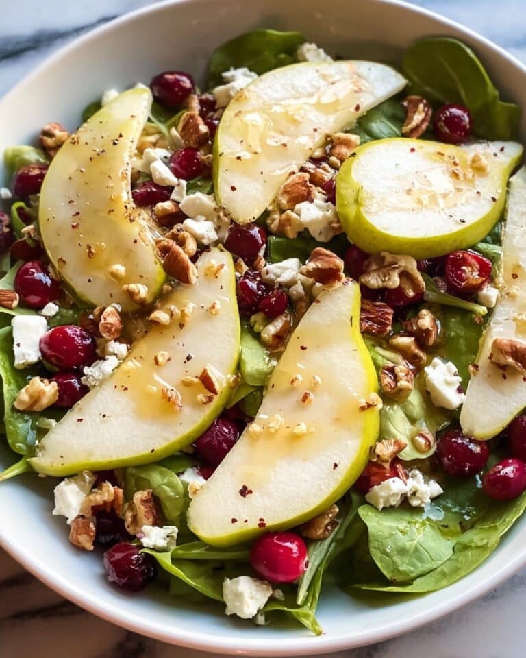 Pear & Feta Holiday Salad: 5 Ways to Impress Guests Recipe