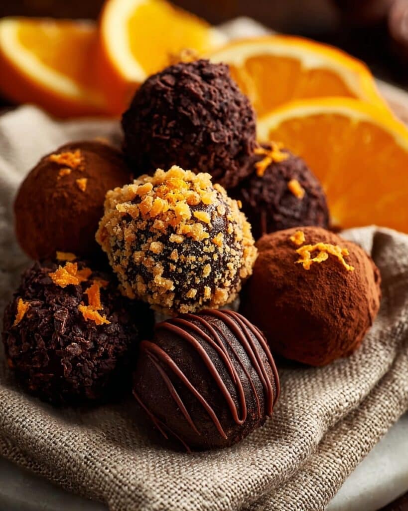 Chocolate Orange Christmas Truffles Recipe