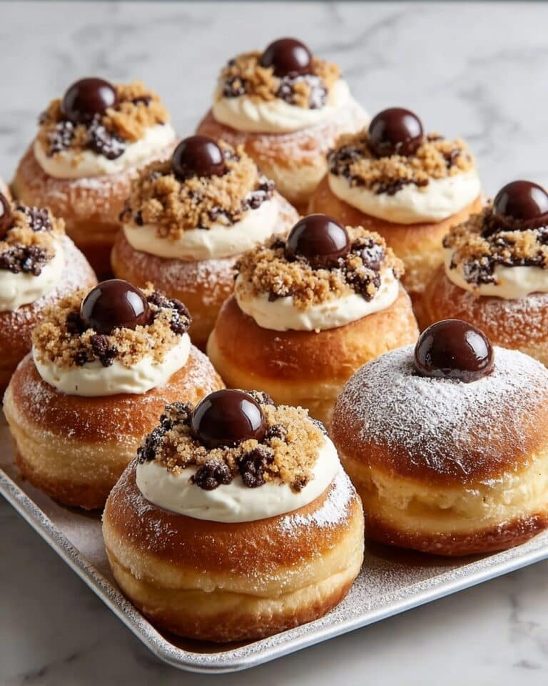 Chai Cream Filled Doughnuts Recipe