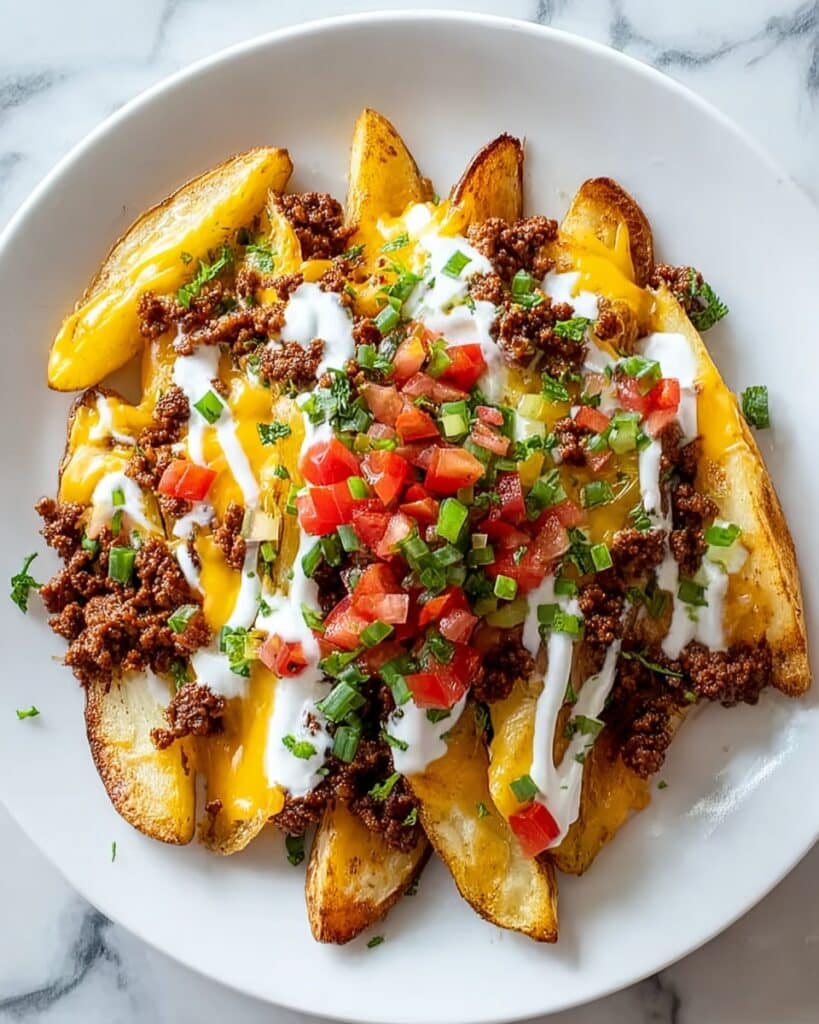 Cheesy Taco Potatoes Recipe