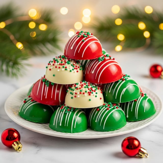 No-Bake Christmas Cheesecake Bites Recipe