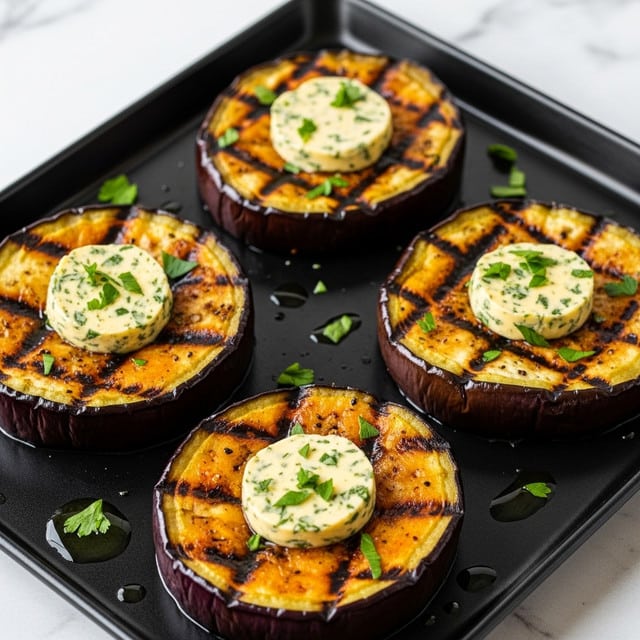 Irresistibly Crunchy Garlic Herb Crusted Eggplant Slices Recipe