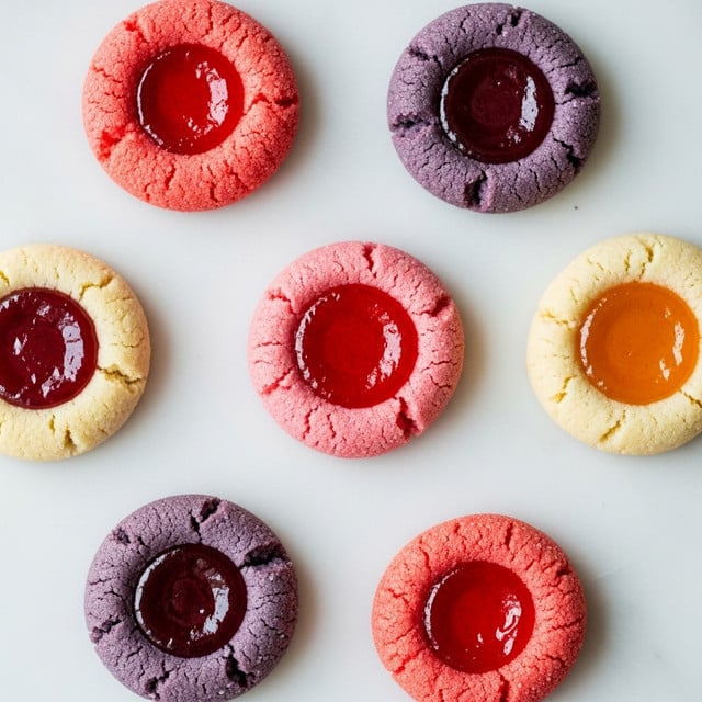 Tutti-Frutti Thumbprint Cookies Recipe