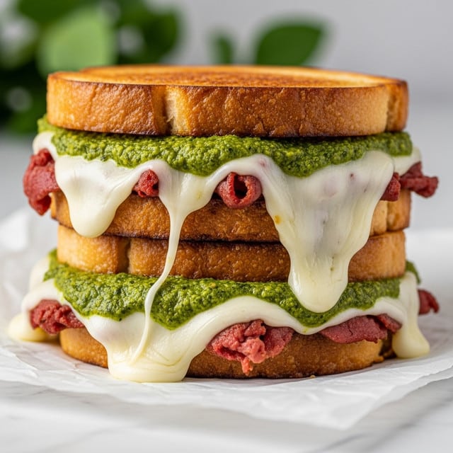 Irresistible Best Pesto Grilled Cheese Sandwich Recipe