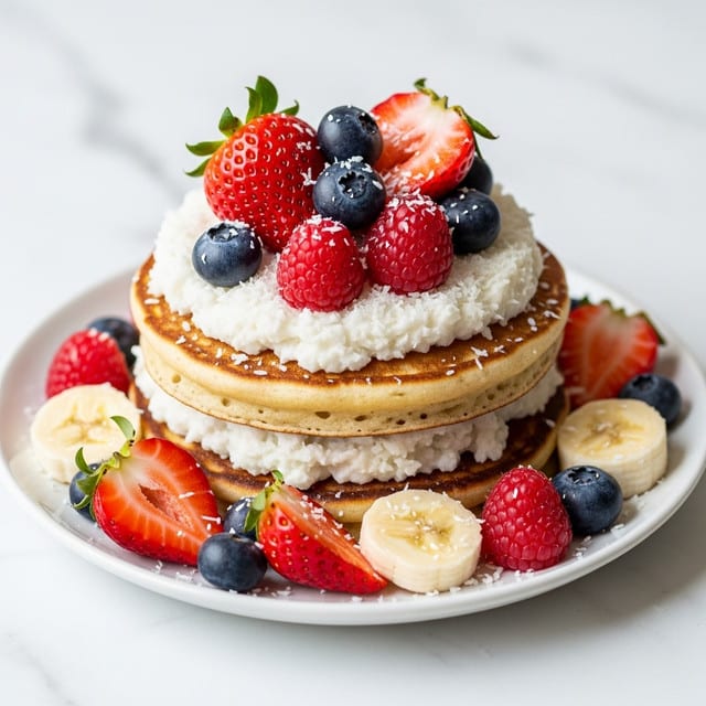 Fluffy Coconut Cream Pancakes Recipe