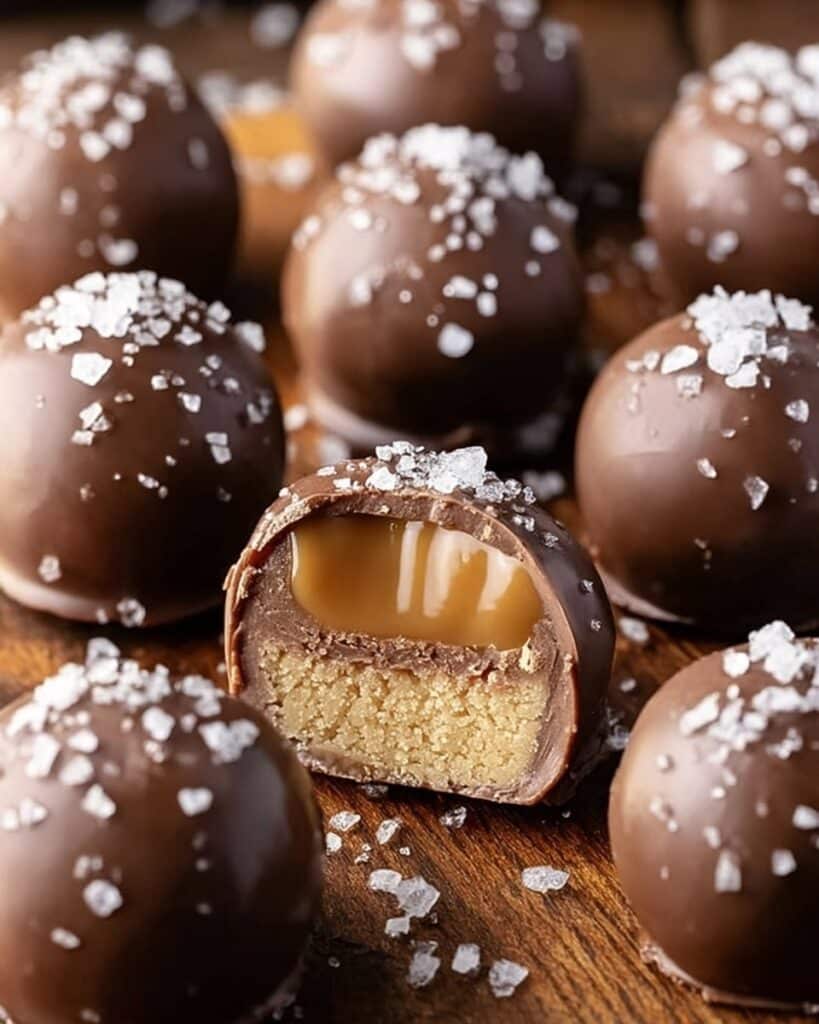 Salted Caramel Truffles Recipe (Easy Homemade Chocolate Candy) Recipe