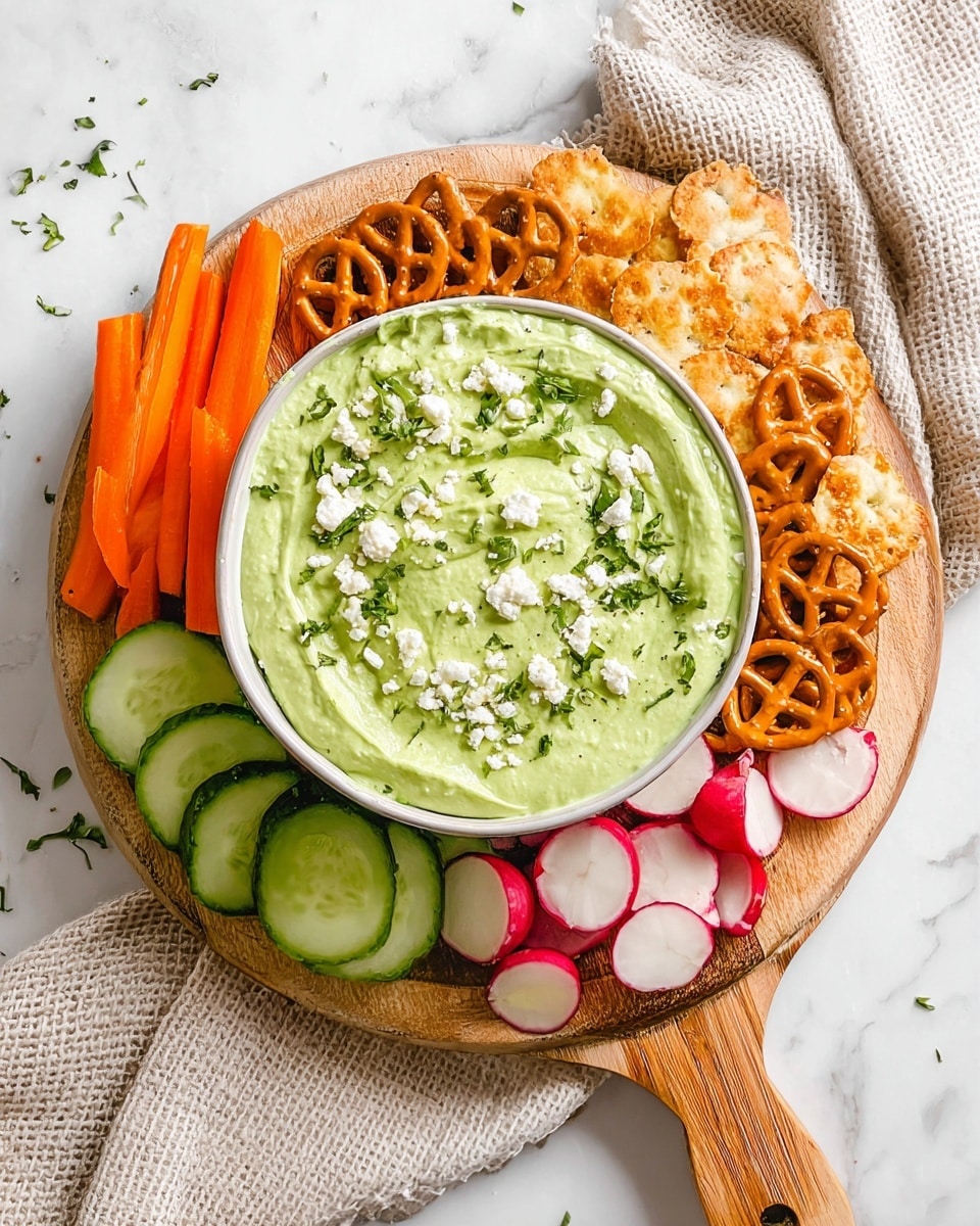 Green Goddess Whipped Feta Dip Recipe