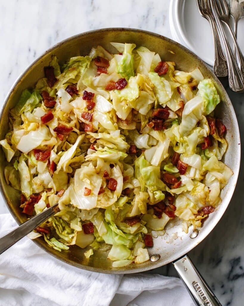 Easy Fried Cabbage Recipe