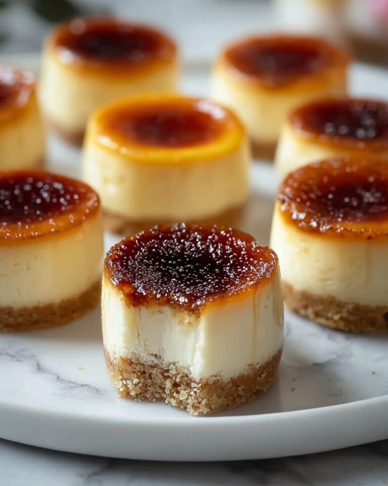 Mini Creme Brulee Cheesecakes: Easy Indulgence at Home Recipe