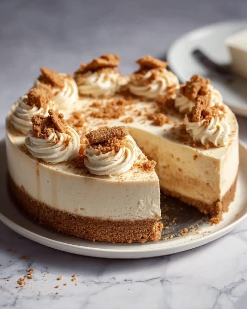 Delightful No Bake Biscoff Cheesecake Recipe