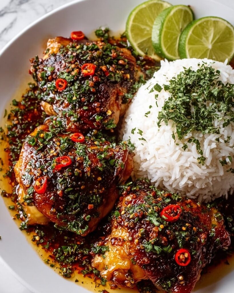 Spicy Maple Chicken with Coconut Rice Recipe