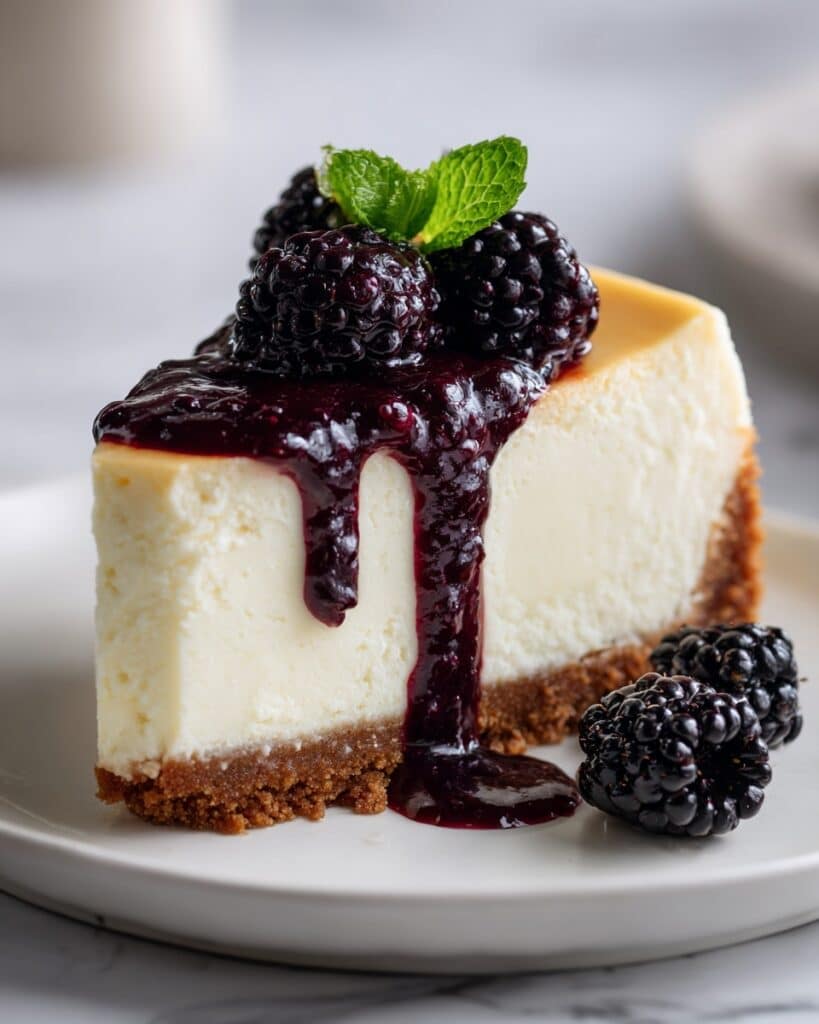 Mulberry & Earl Grey Cheesecake Recipe