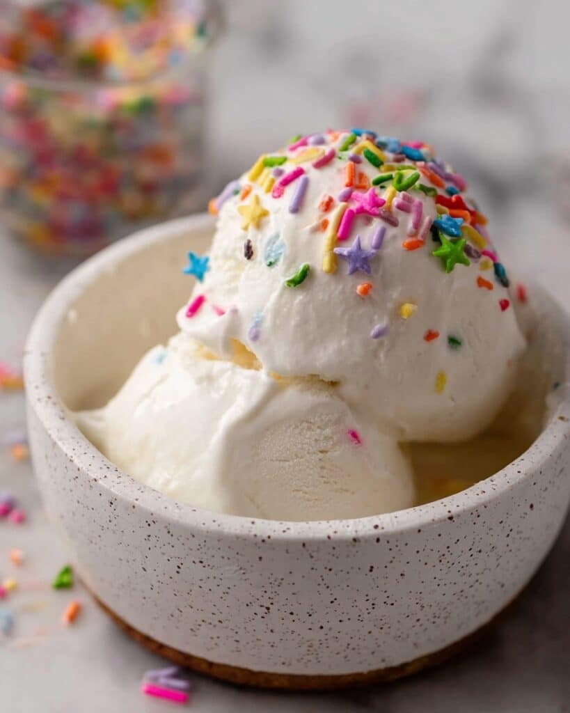 Creamy Ninja Creami Cottage Cheese Vanilla Ice Cream Recipe