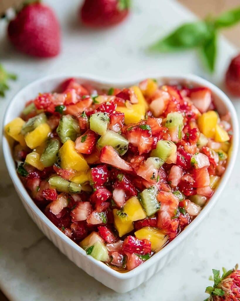 Fruit Salsa with Cinnamon Tortilla Chips Recipe