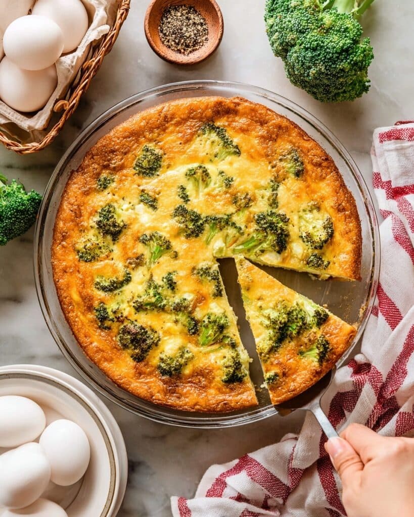 Ham and Cheese Crustless Quiche Recipe