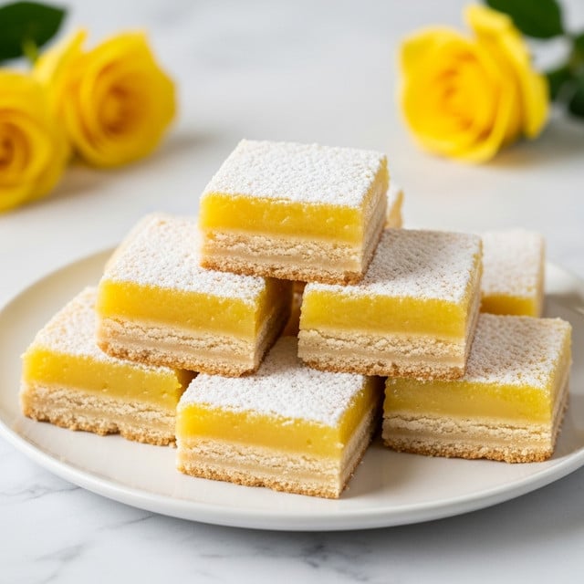 Classic Lemon Bars with Shortbread Crust Recipe