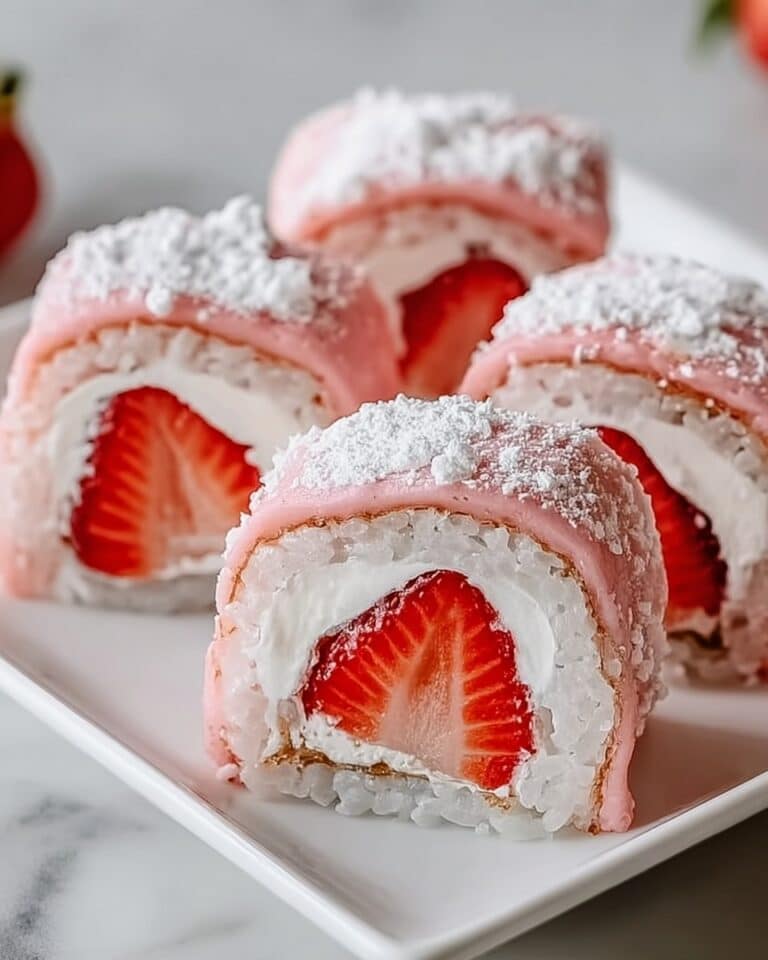 Indulgent Strawberry Shortcake Sushi: A No-Bake Dream Come True Recipe