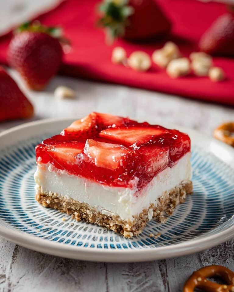 Strawberry Pretzel Jello Salad Recipe