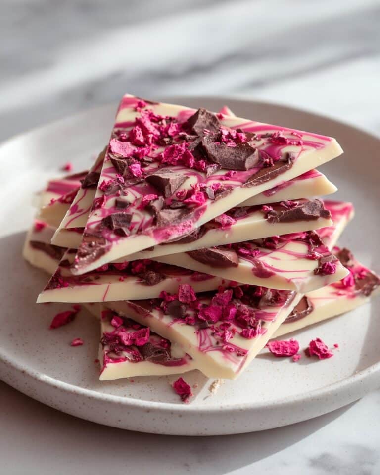 Ruby Chocolate Bark with Nuts and Dried Fruits Recipe