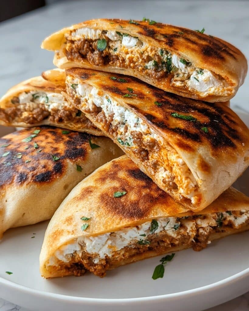 Crispy Pita with Chicken & Feta Recipe