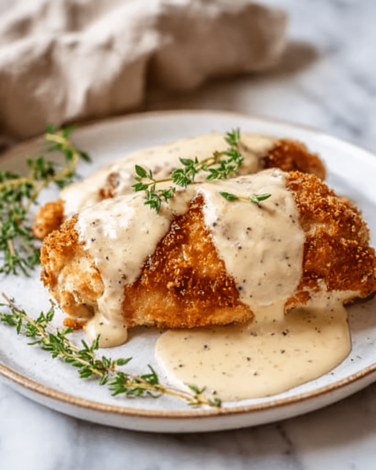 Chicken Wellington with Dijon Cream Sauce Recipe