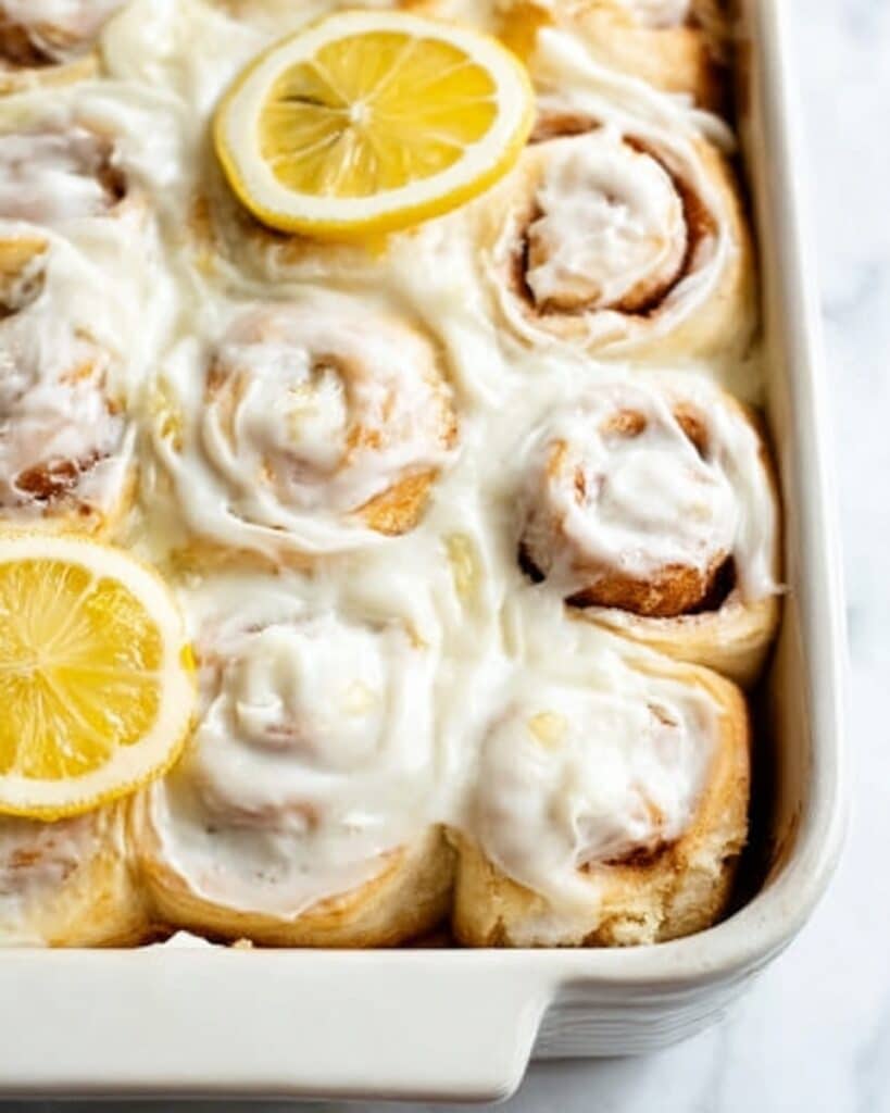 Lemon Sweet Rolls with Cream Cheese Icing Recipe