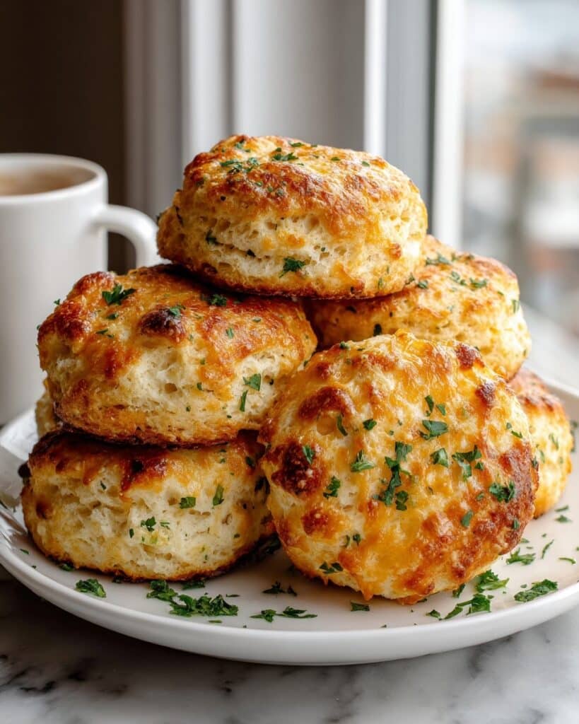 Savory Garlic Parmesan Scones Recipe