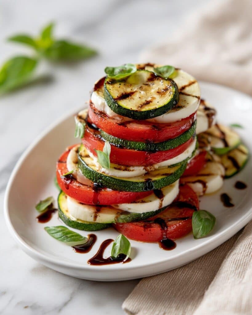 Blissful Grilled Zucchini Caprese Recipe