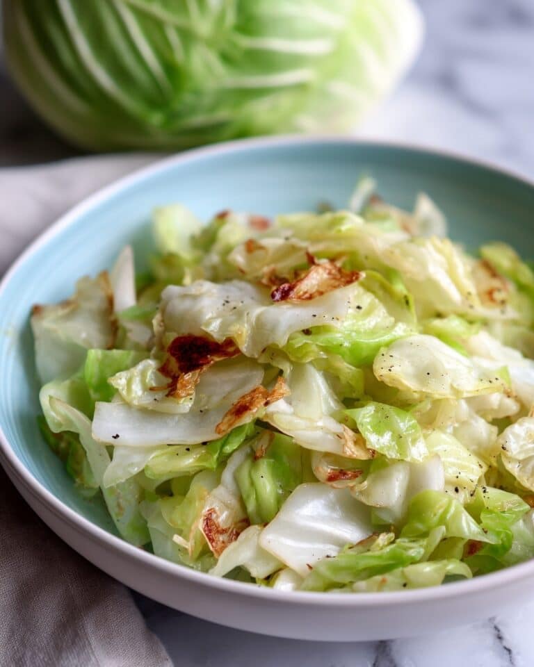 Quick Sautéed Cabbage with Butter, Onions, Paprika, and Caraway Seeds Recipe