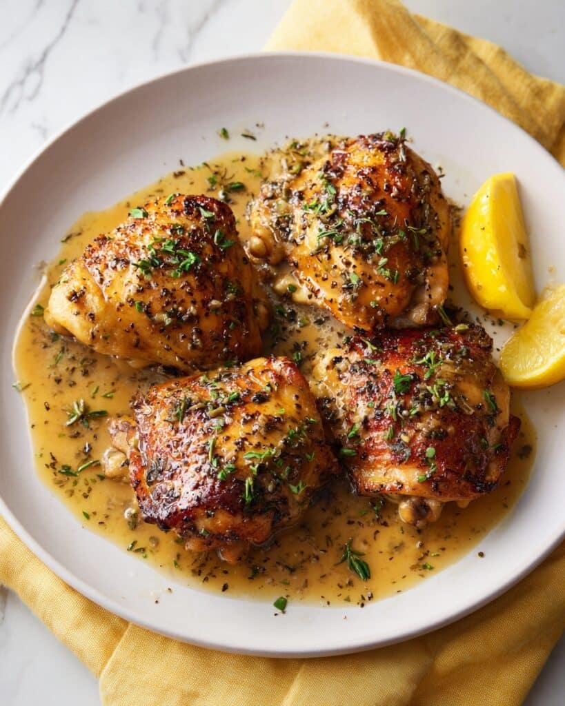 Easy Baked Lemon Butter Chicken Recipe