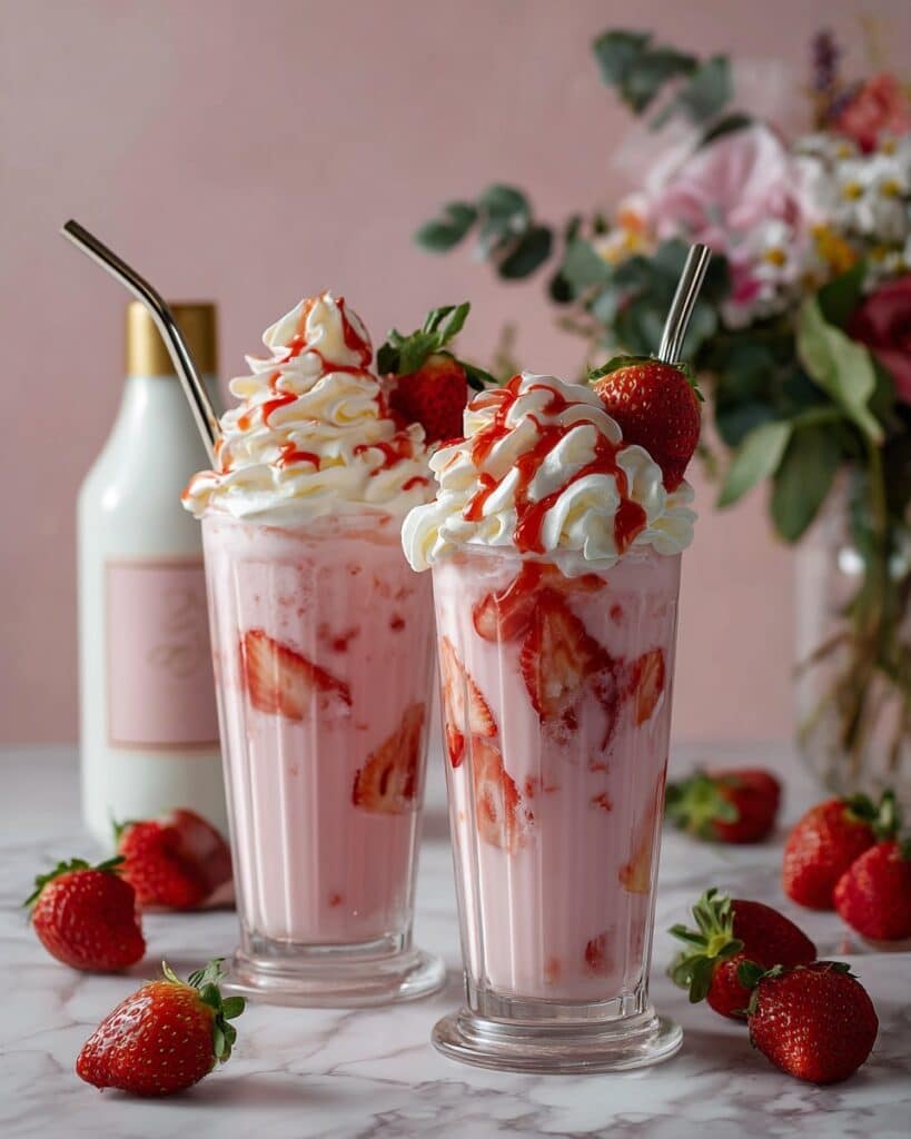 Baileys Strawberries and Cream Pink Mudslide Recipe