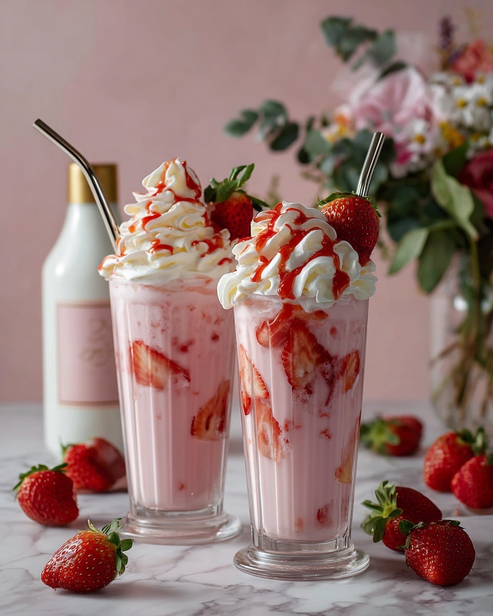 Baileys Strawberries and Cream Pink Mudslide Recipe